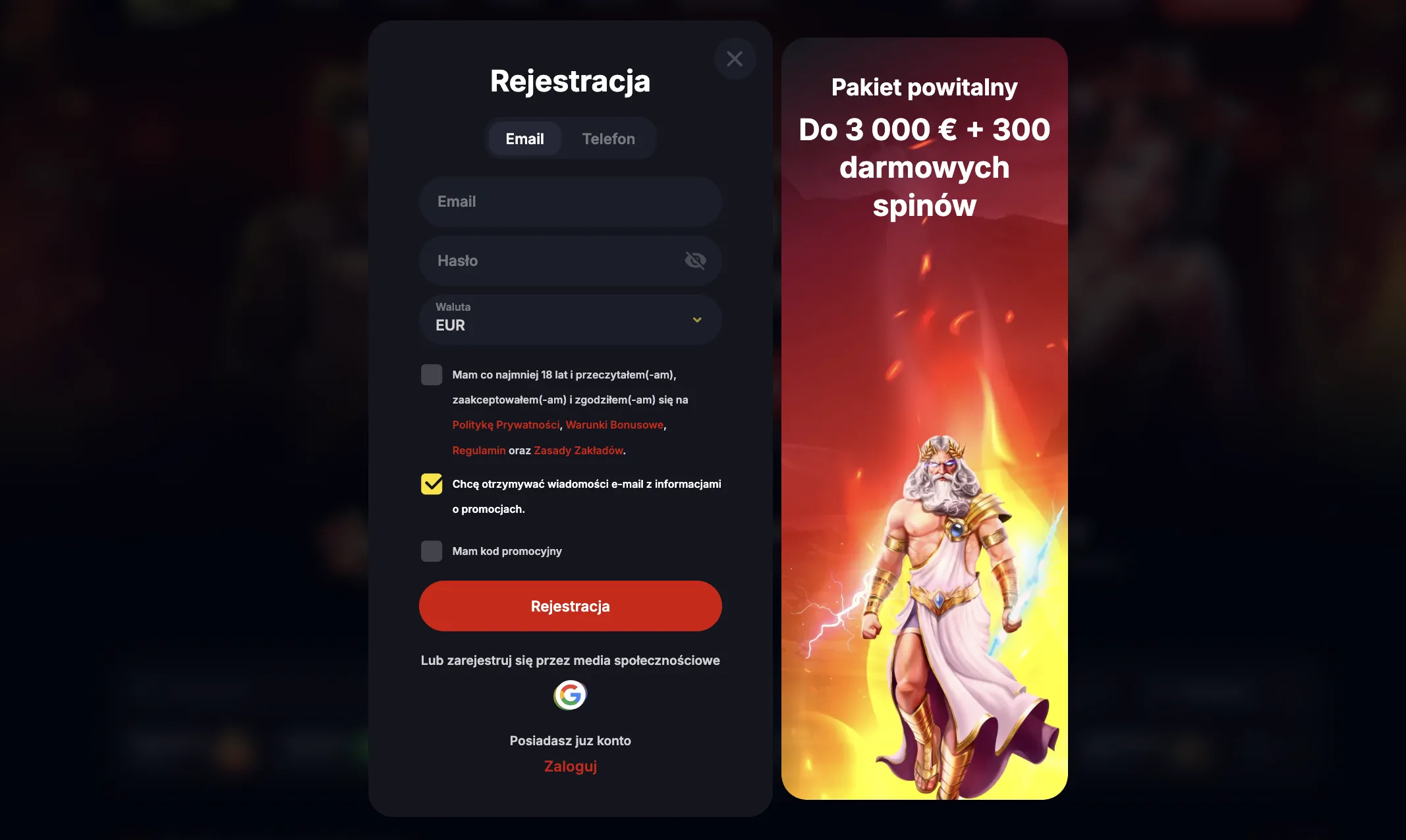 Kasyno w kieszeni &ndash; Yep Kasyno wersja mobilna